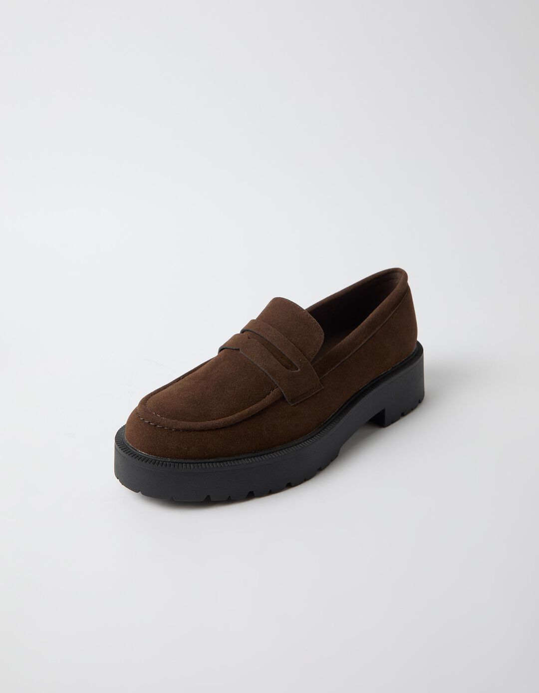 Mocassins Com Volume, Mulher, Castanho