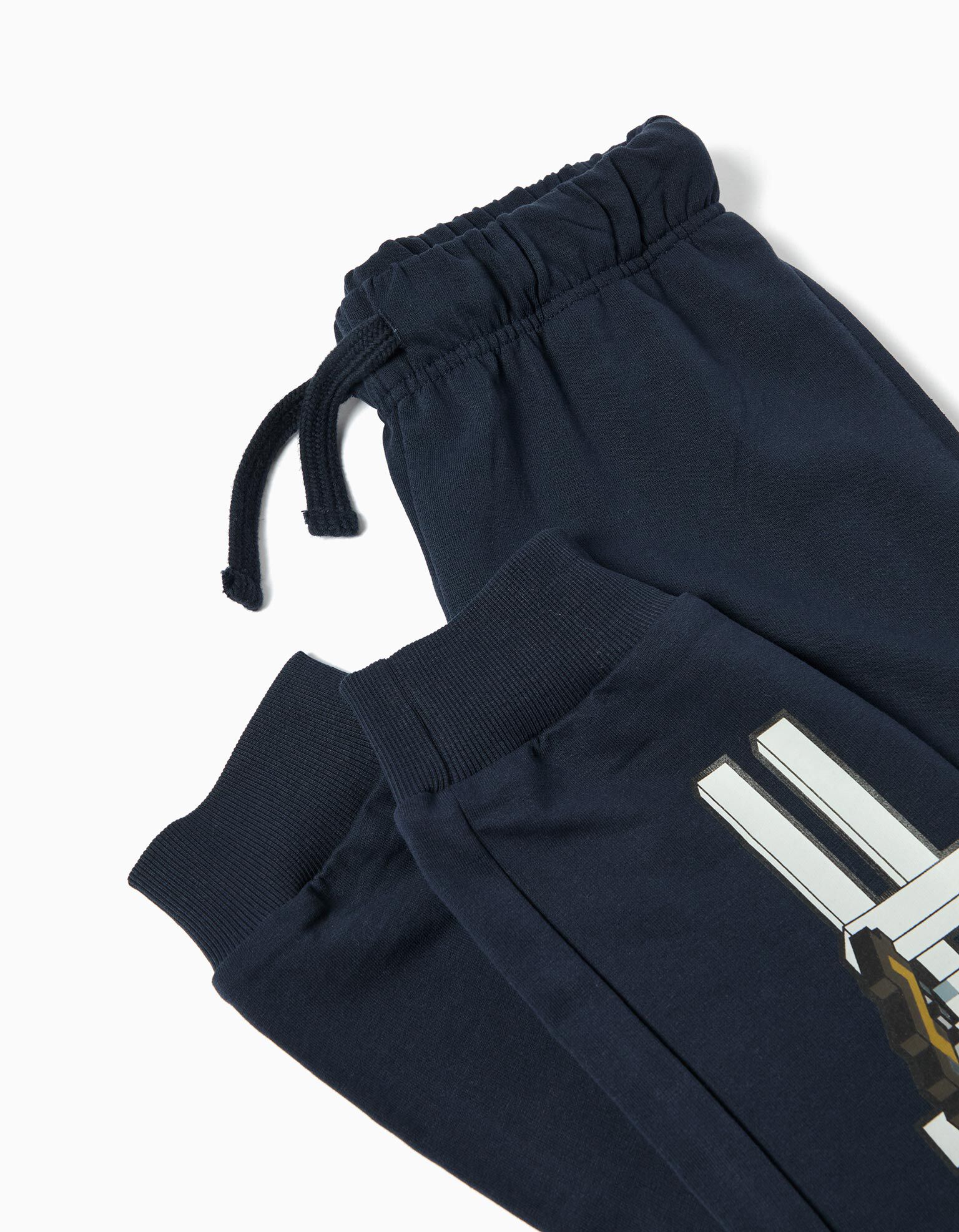 Comprar Online Cal&ccedil;as Jogging de Felpa 'Minecraft', Menino, Azul Escuro 