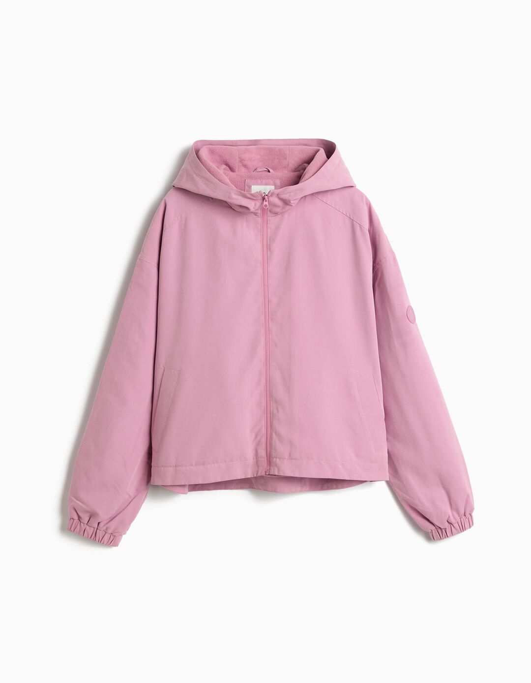 Parka Com Capuz, Menina, Rosa