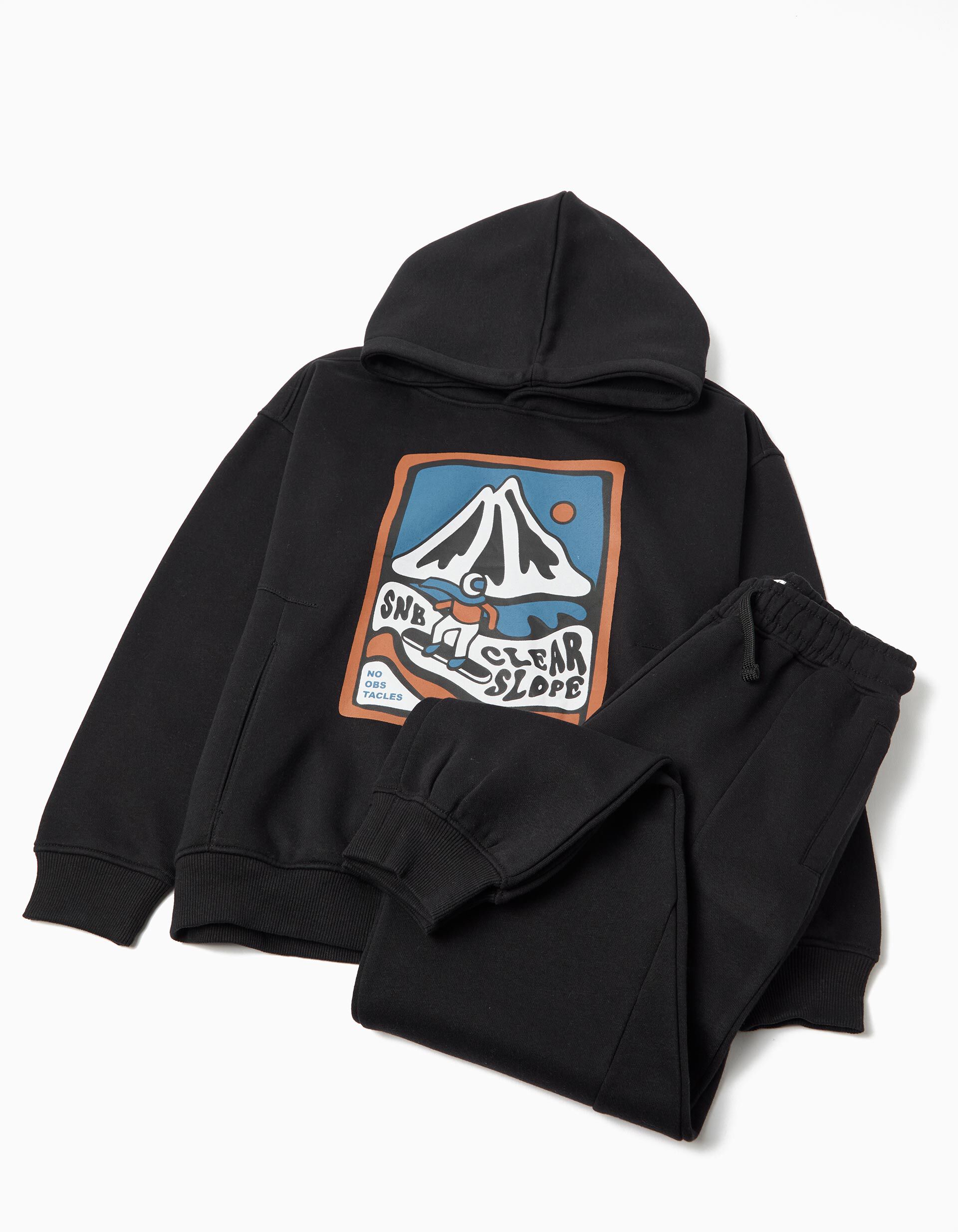 Comprar Online Conjunto de Jogging, Menino, Preto