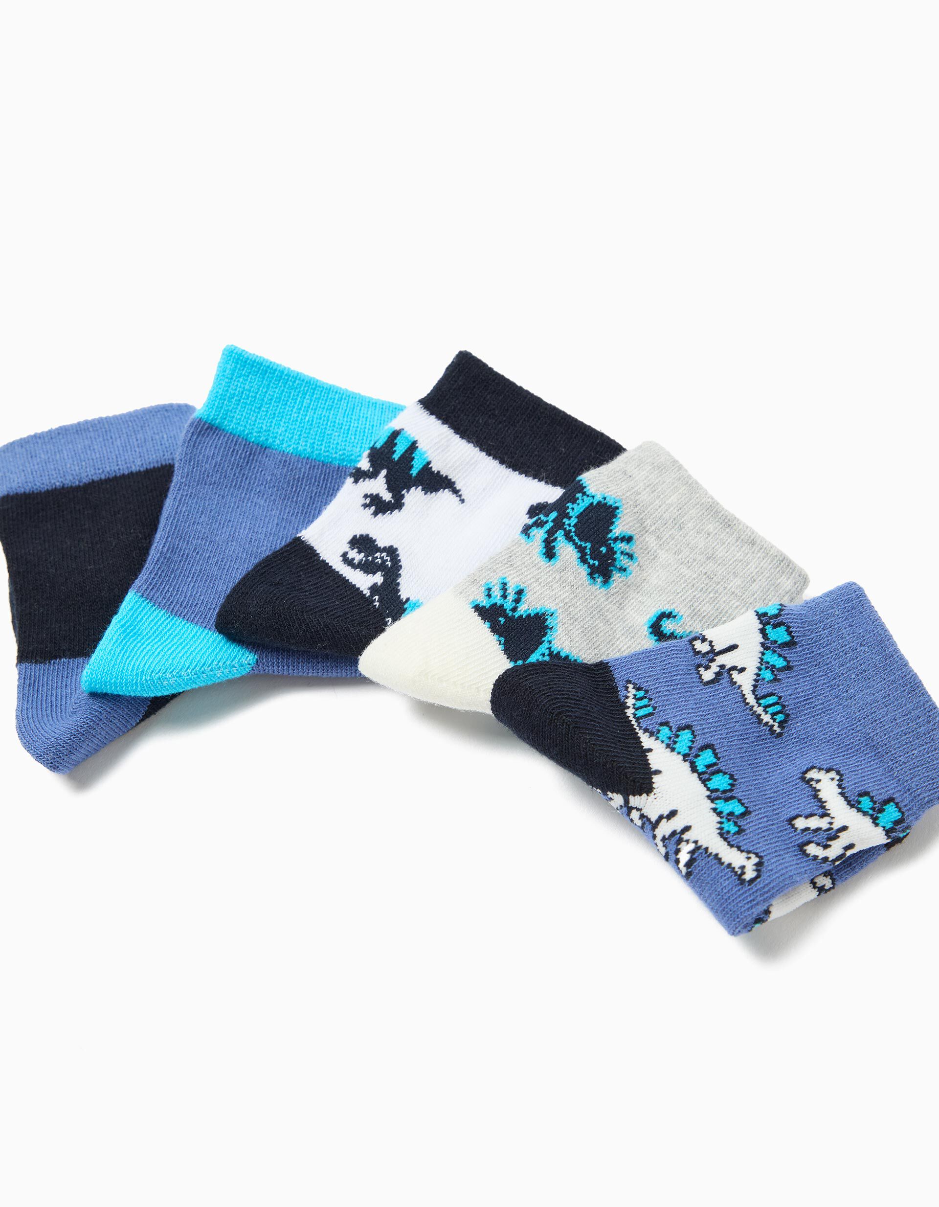 Comprar Online Pack 5 Pares de Meias, Menino, Multicor