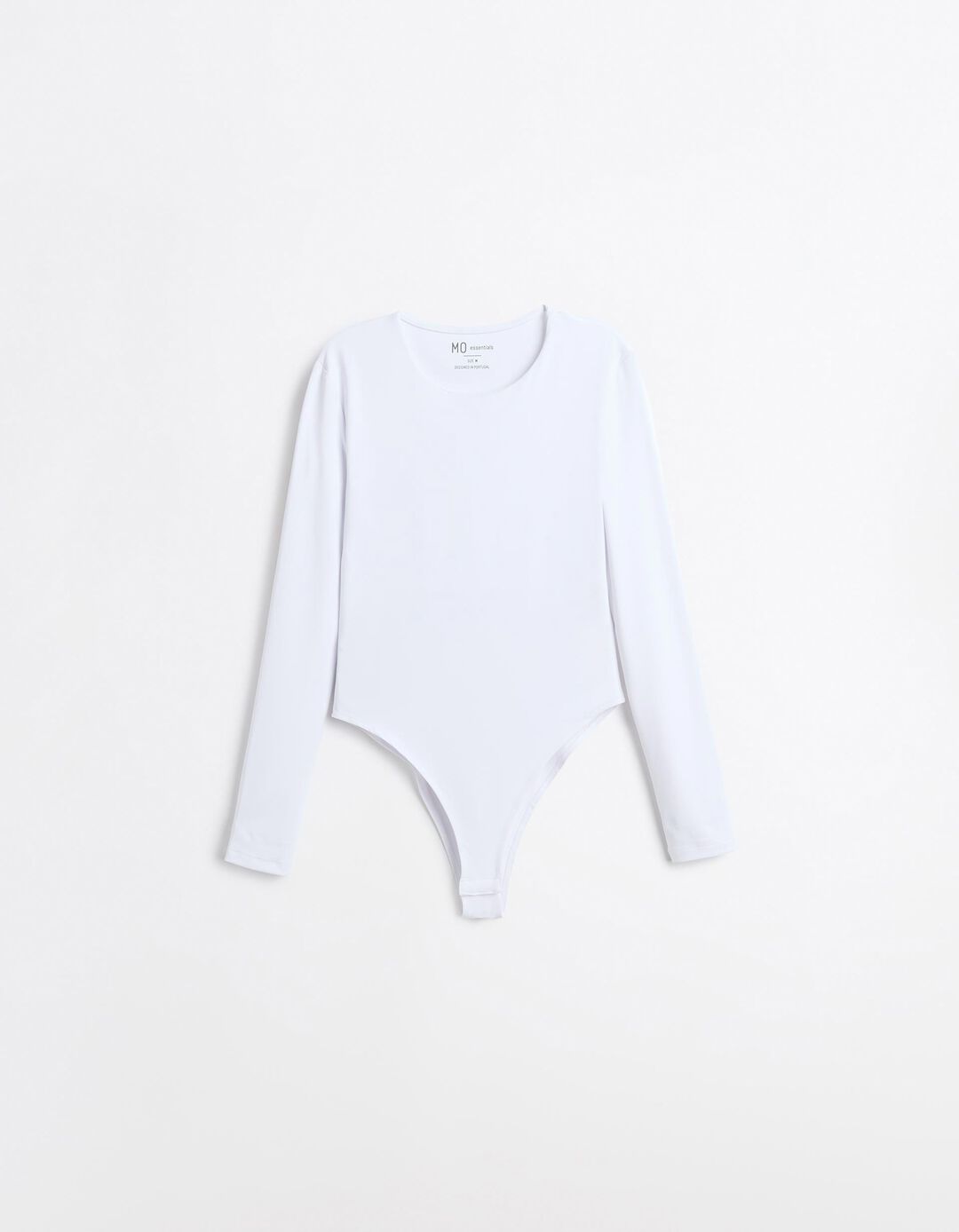 Body De Manga Comprida, Mulher, Branco