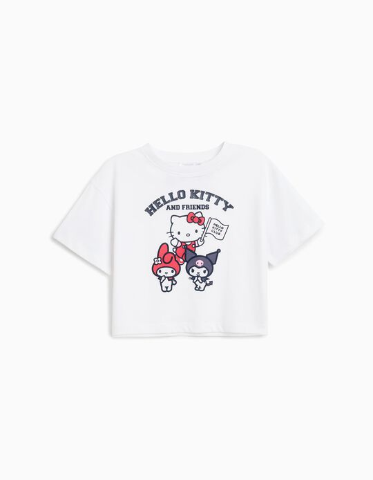 Comprar Online T-shirt 'Hello Kitty', Menina, Branco