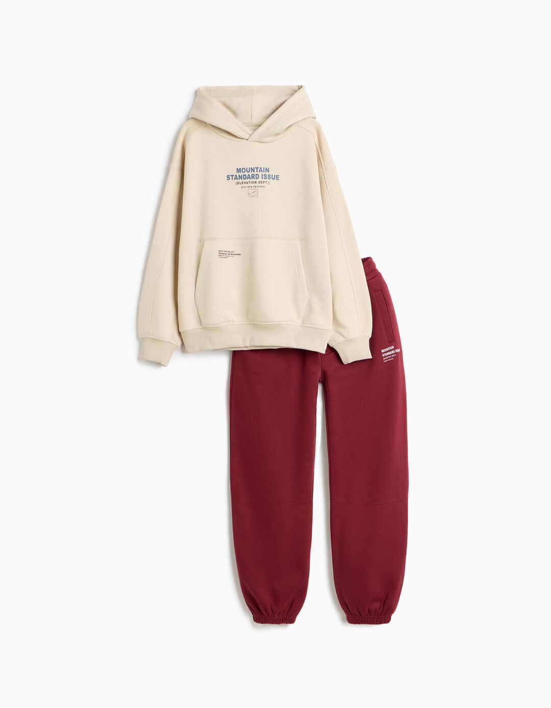 Conjunto De Jogging, Menino, Vermelho Escuro