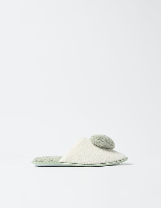Comprar Online Chinelos de Quarto com Coração, Mulher, Verde