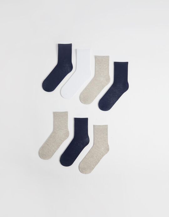 Comprar Online Pack 7 Pares de Meias, Mulher, Multicor