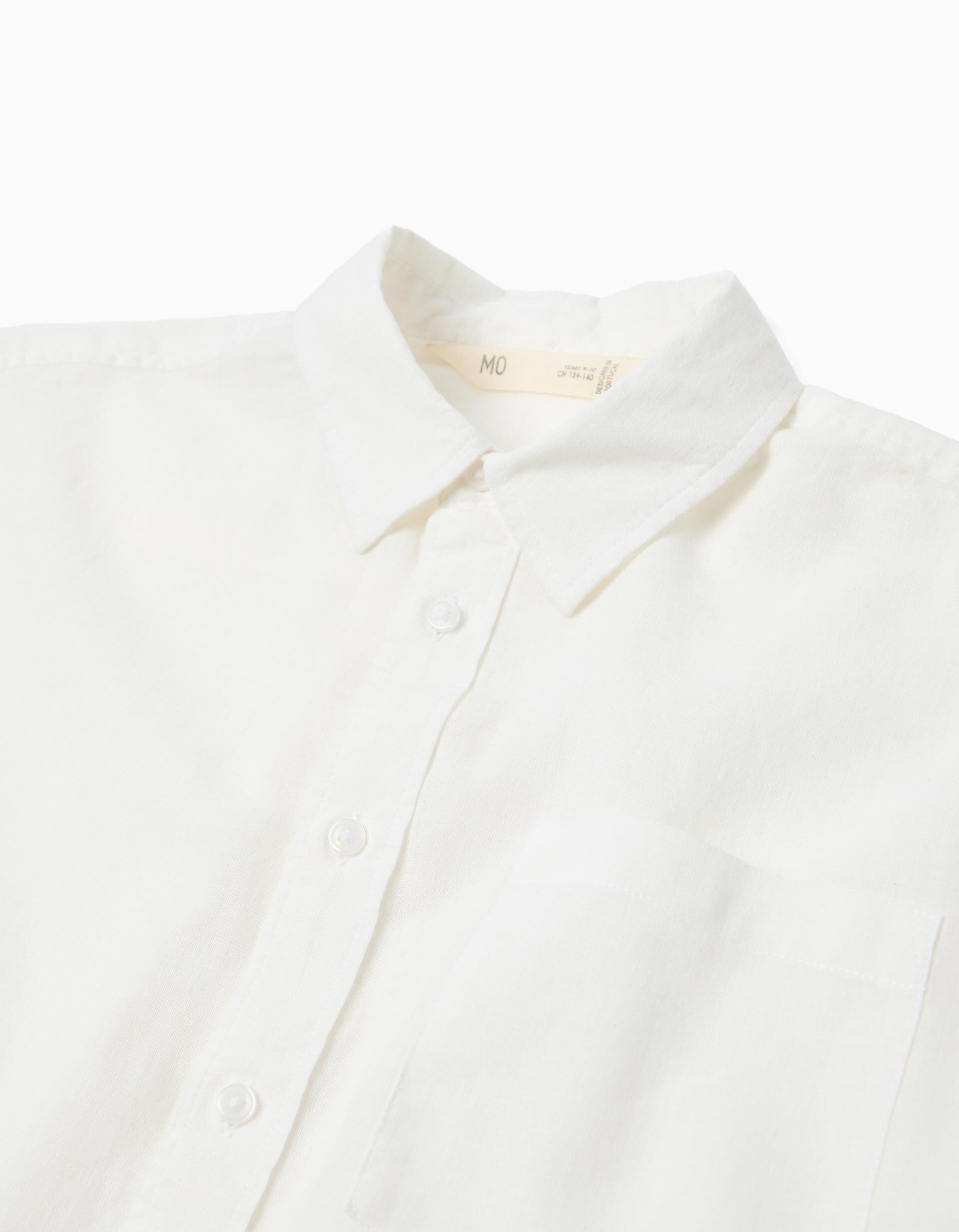 Comprar Online Camisa 'Relaxed Fit', Menino, Branco