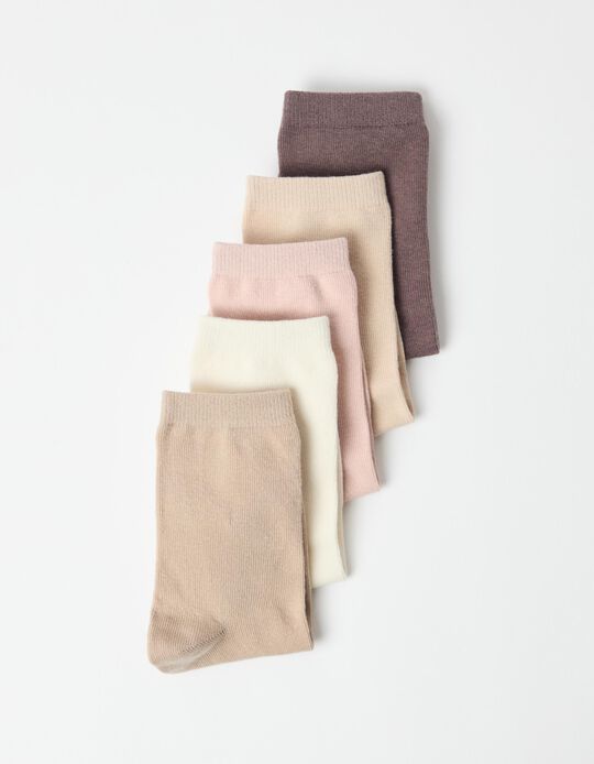Comprar Online Pack 5 Pares de Meias, Mulher, Multicor