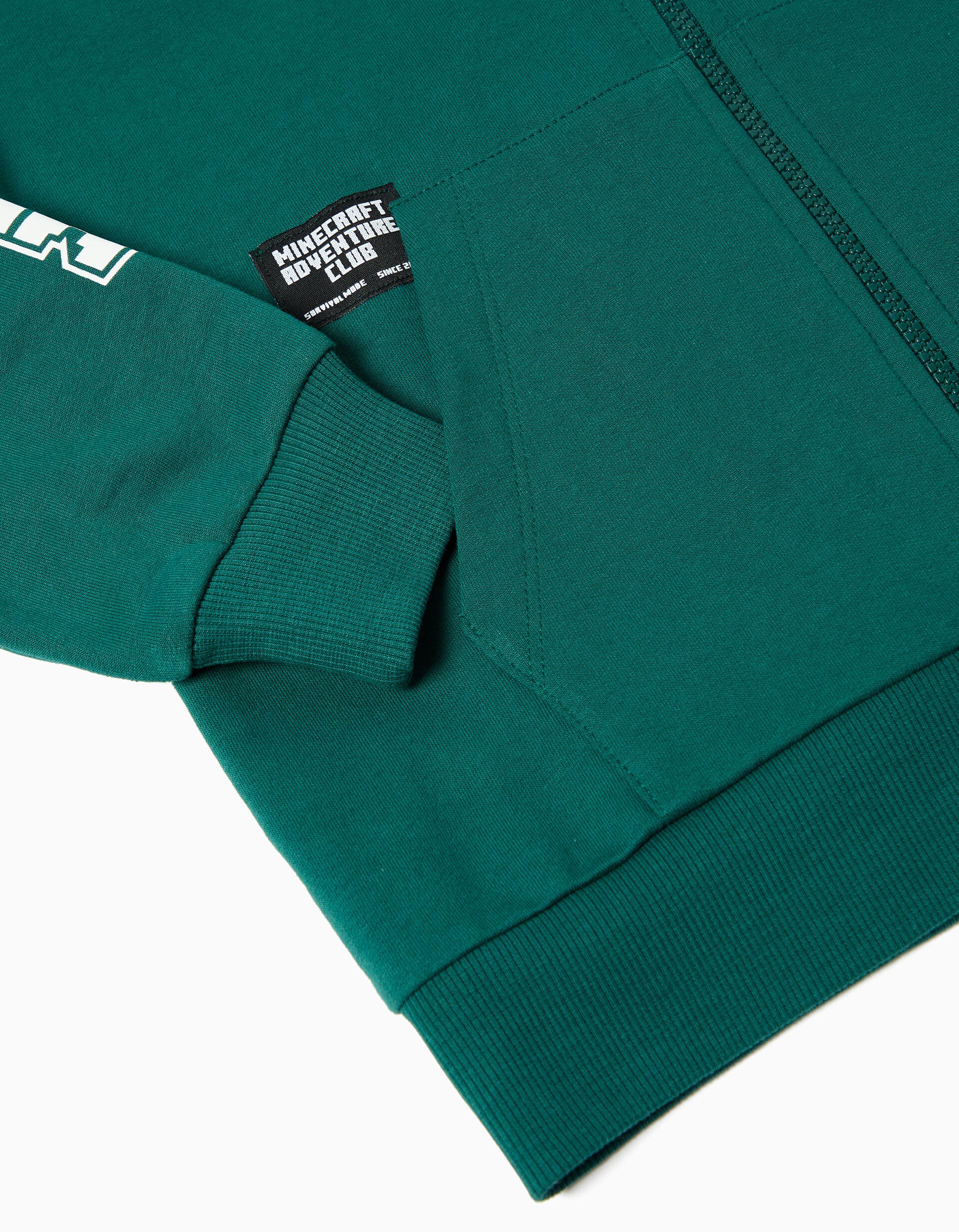 Comprar Online Casaco com Capuz 'Minecraft', Menino, Verde