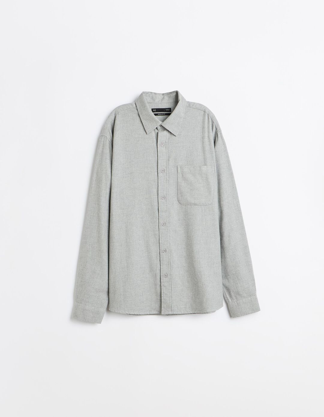 Camisa De Flanela, Homem, Cinzento