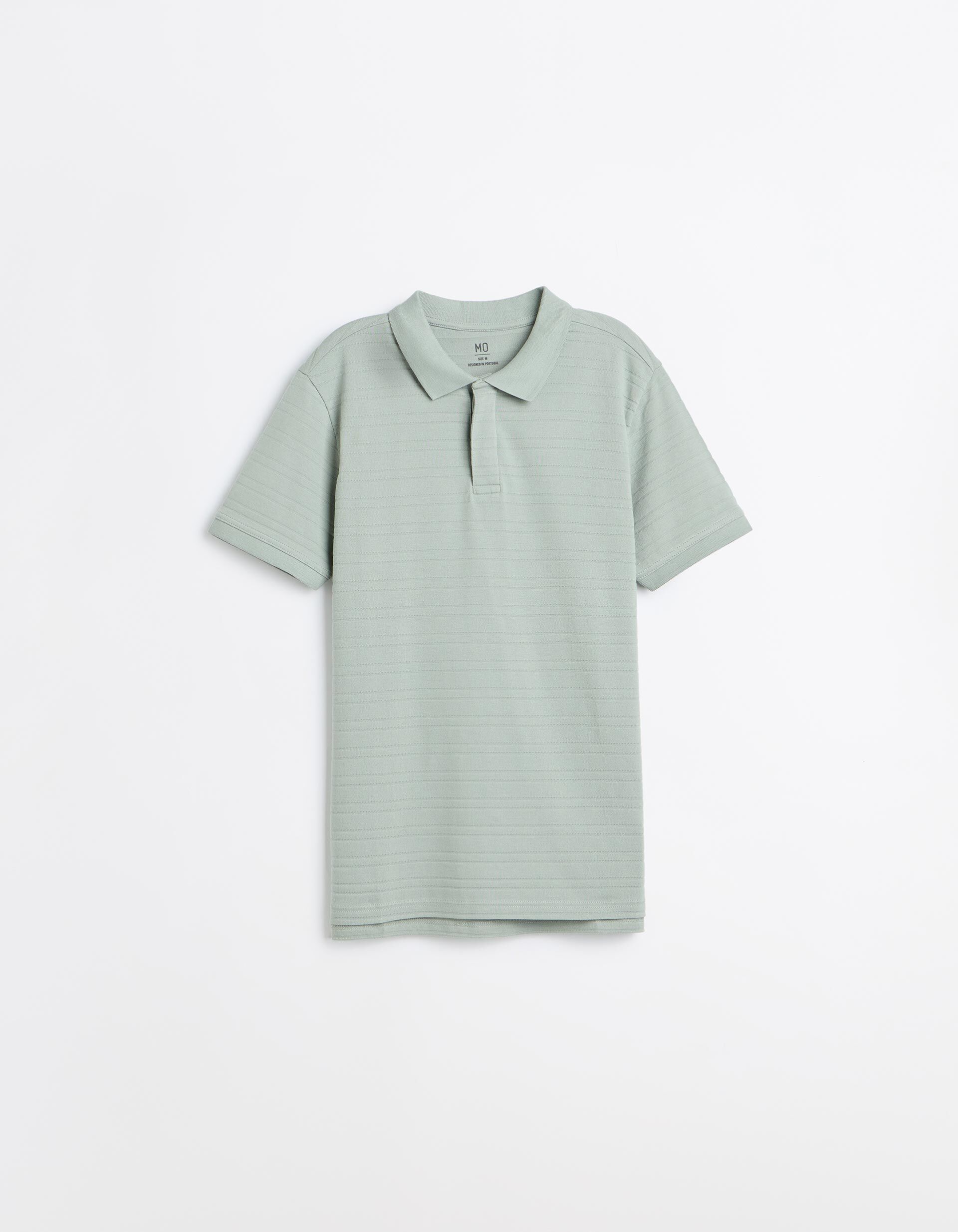 Comprar Online Polo Jacquard, Homem, Verde Claro
