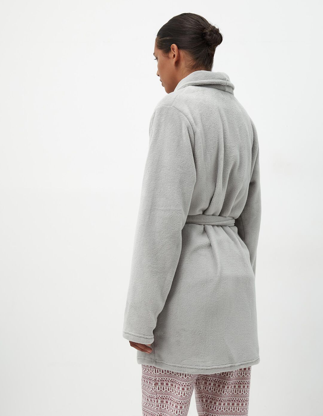Robe Coralina, Mulher, Cinzento