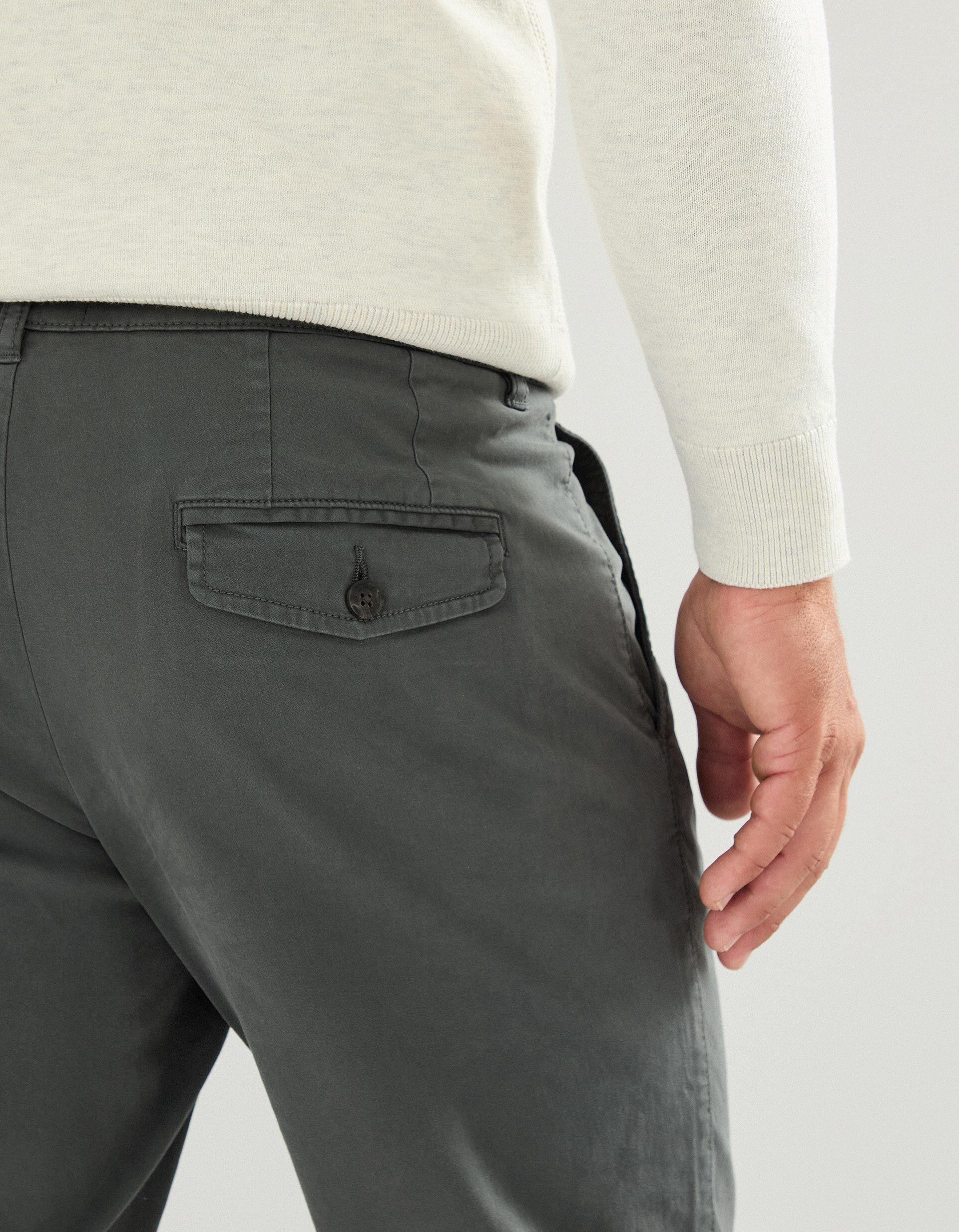 Comprar Online Cal&ccedil;as Chino, Homem, Verde Escuro