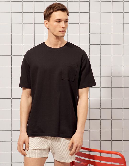 Comprar Online T-shirt, Homem, Preto