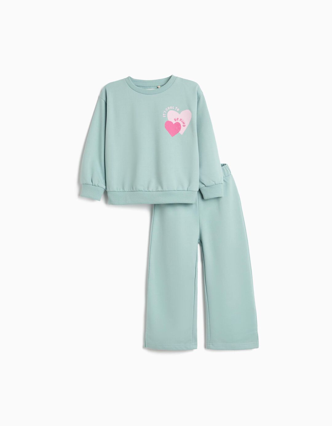 Conjunto De Jogging, Menina, Verde Claro