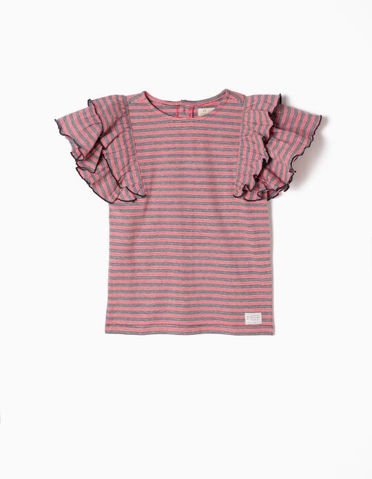 T-Shirt, Stripes & Frills