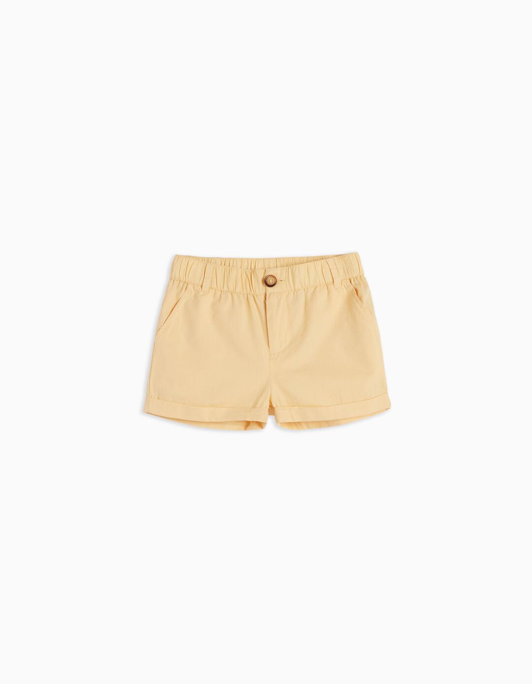 Shorts, Girls, Light Yellow