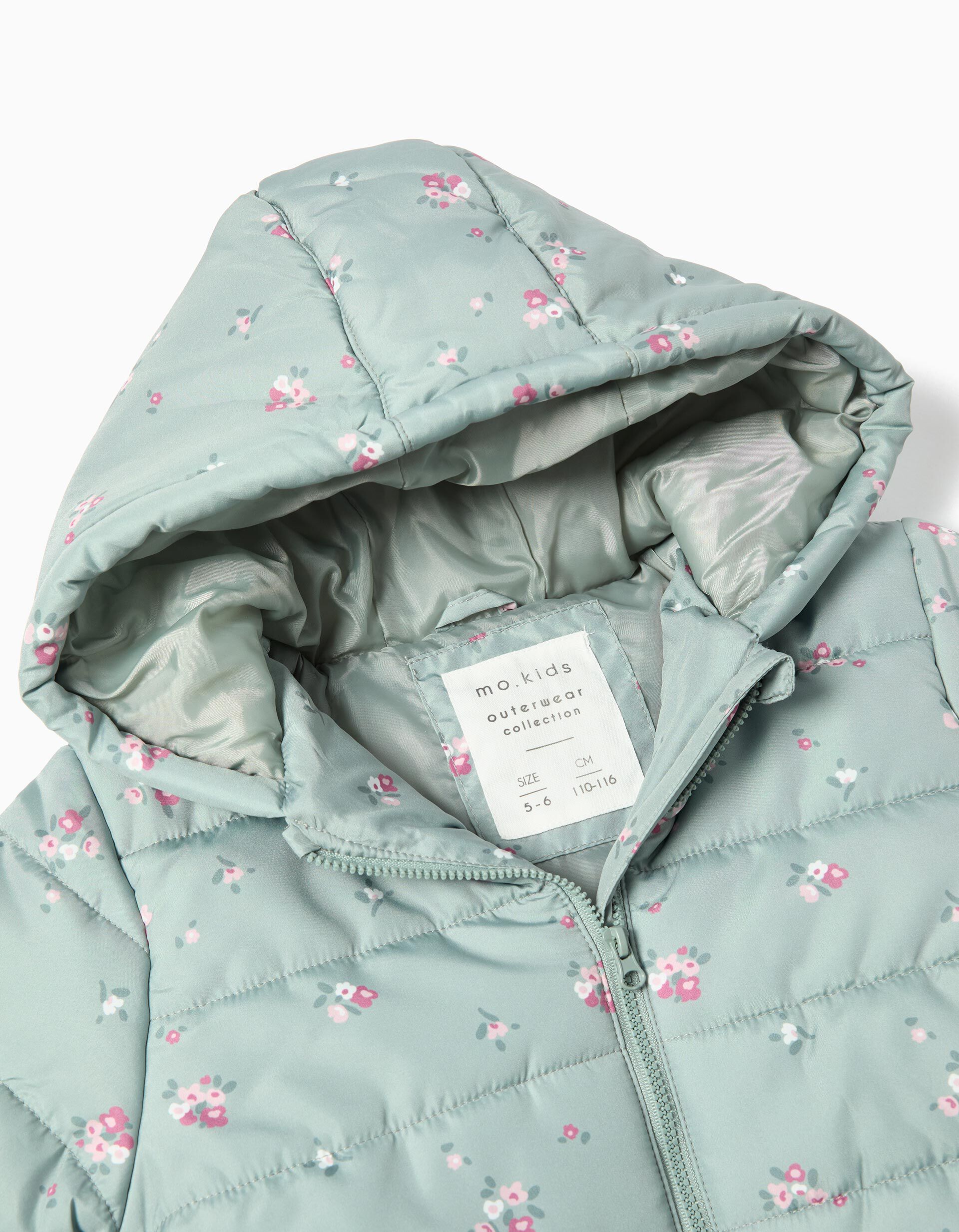 Comprar Online Casaco Acolchoado Capuz, Menina, Verde