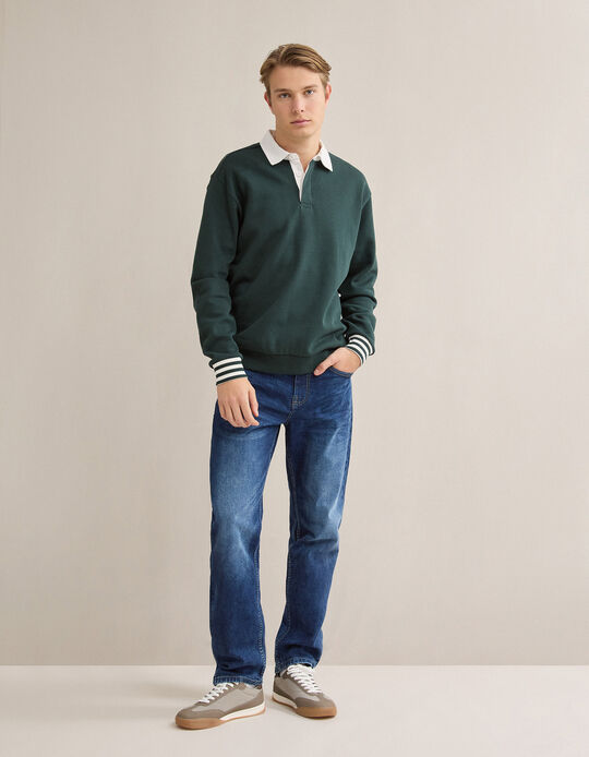 Comprar Online Cal&ccedil;as de Ganga 'Tapered Fit', Homem, Azul