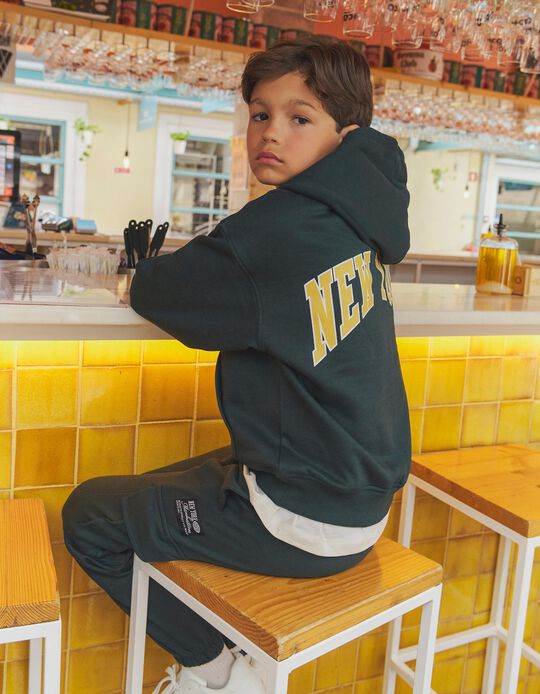 Comprar Online Sweatshirt De Felpa, Menino, Verde Escuro