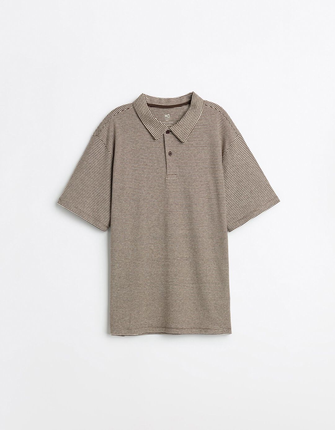 Polo Jersey, Homem, Castanho Escuro