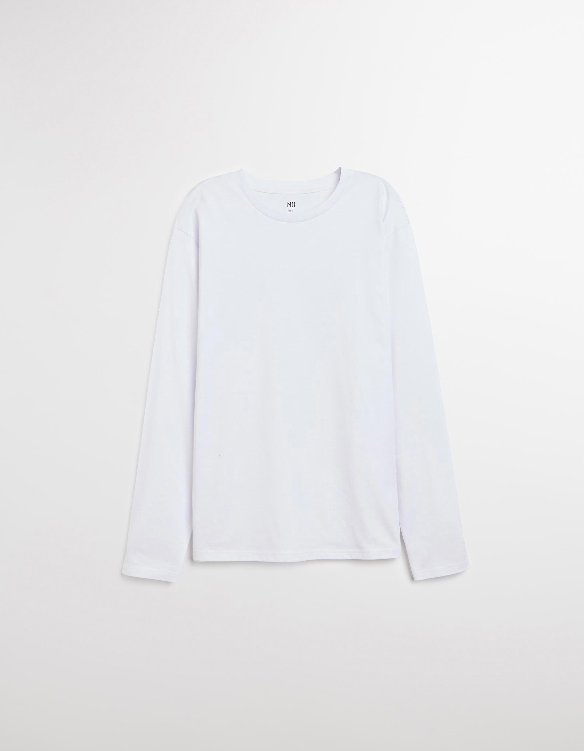 Comprar Online T-shirt de Manga Comprida, Homem, Branco