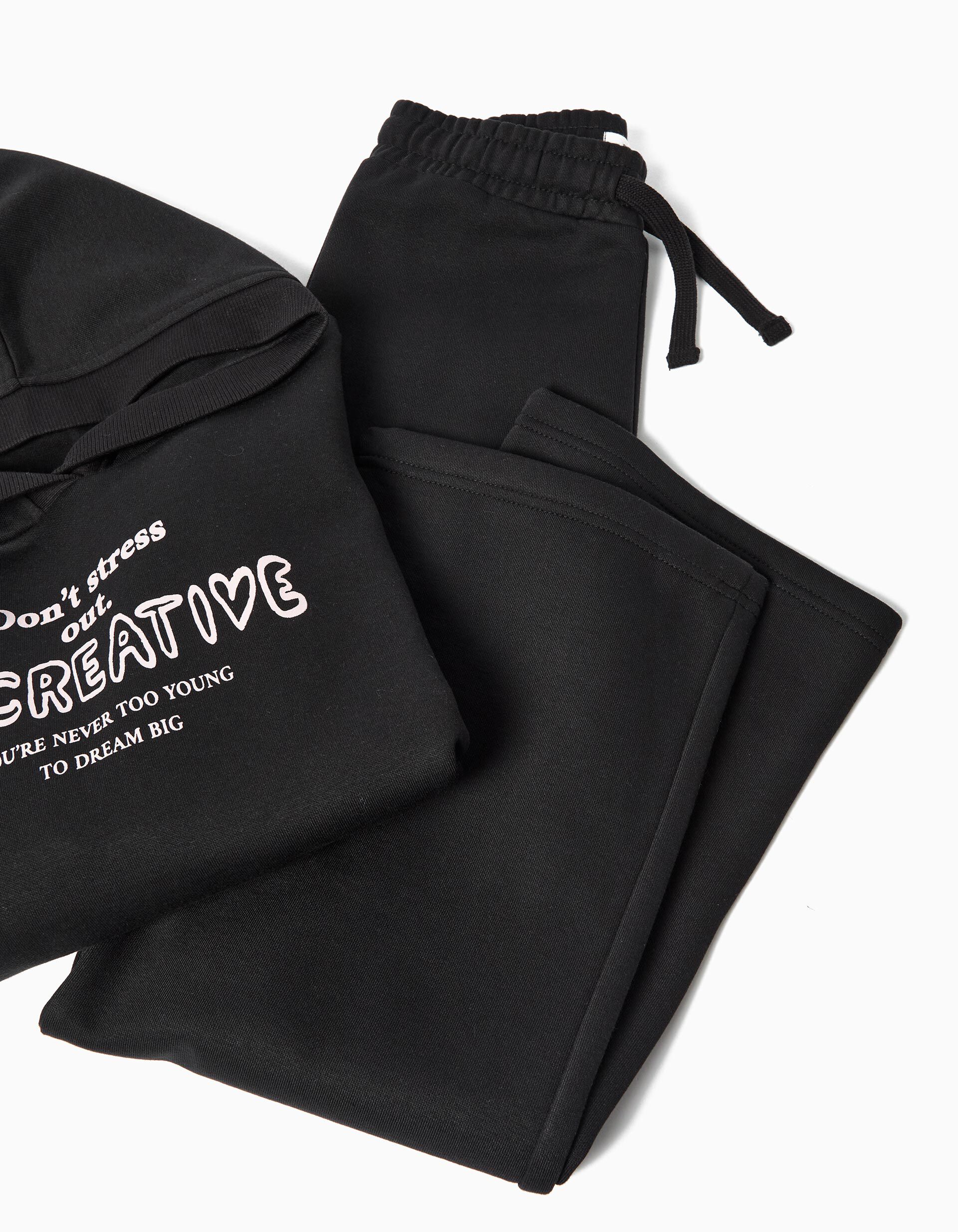 Comprar Online Conjunto de Jogging, Menina, Preto