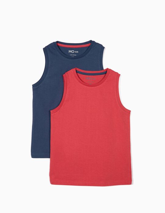 Conjunto de T-shirts Sem Manga