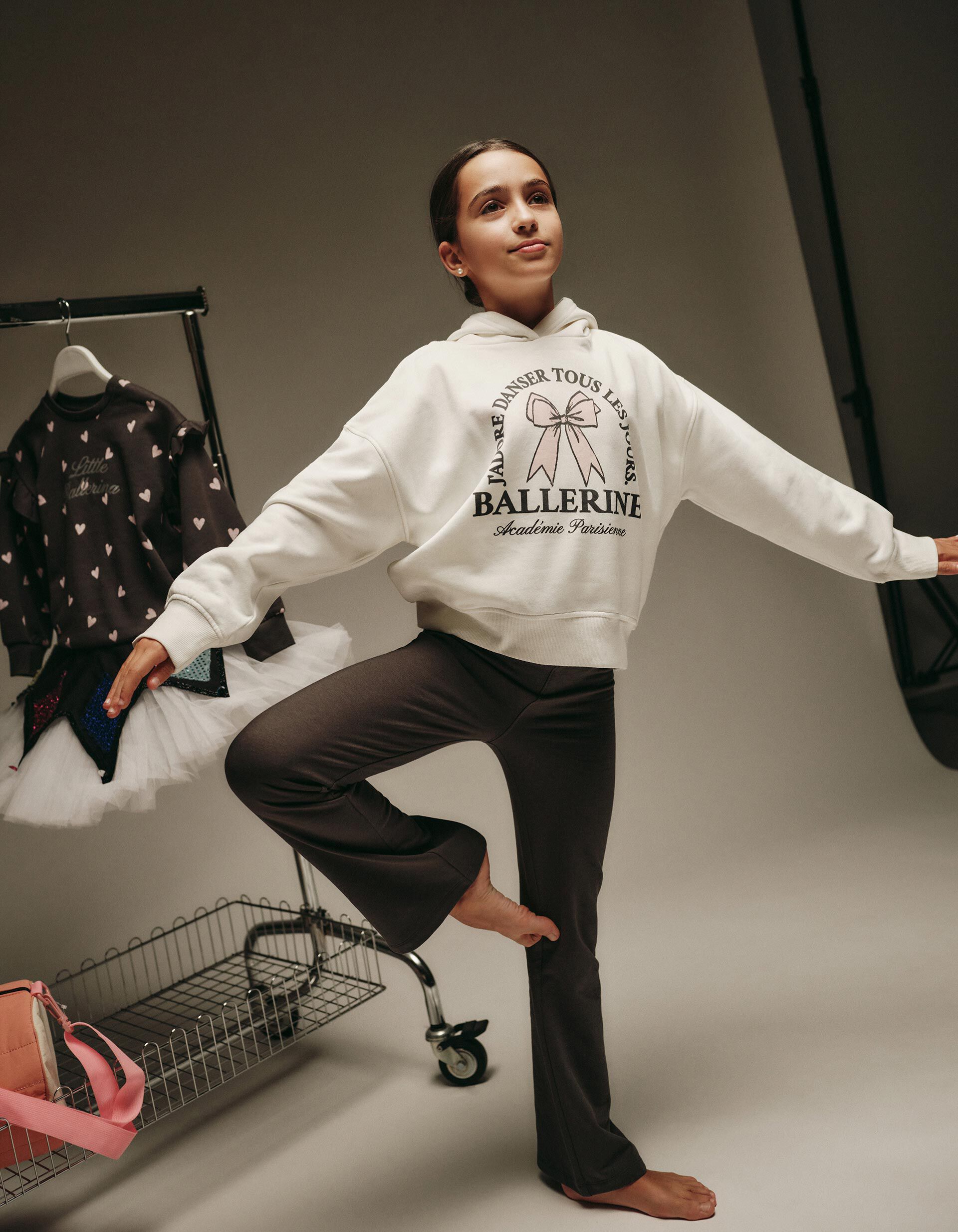 Conjunto de Jogging, Menina, Branco