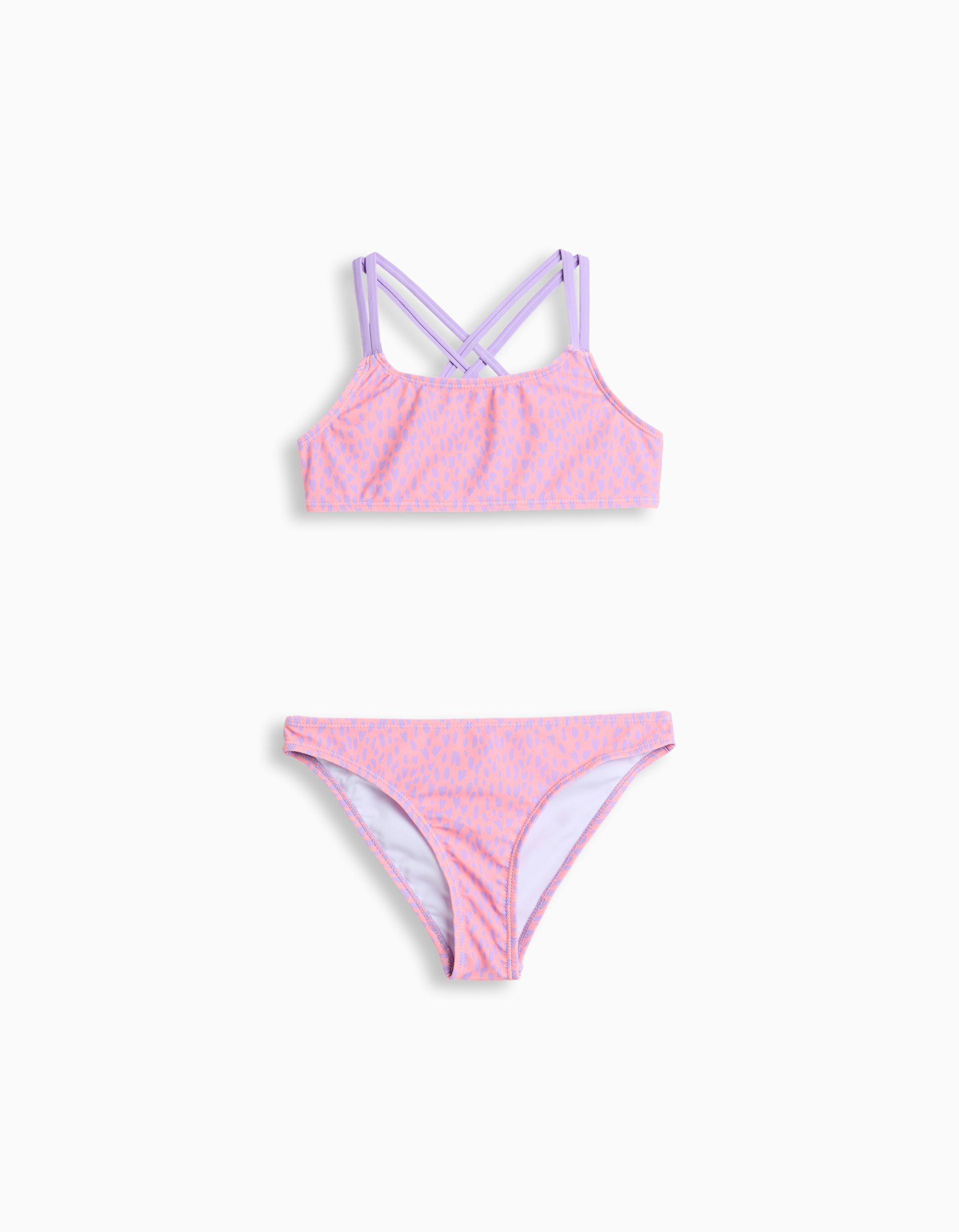 Comprar Online Biquini, Menina, Laranja Claro