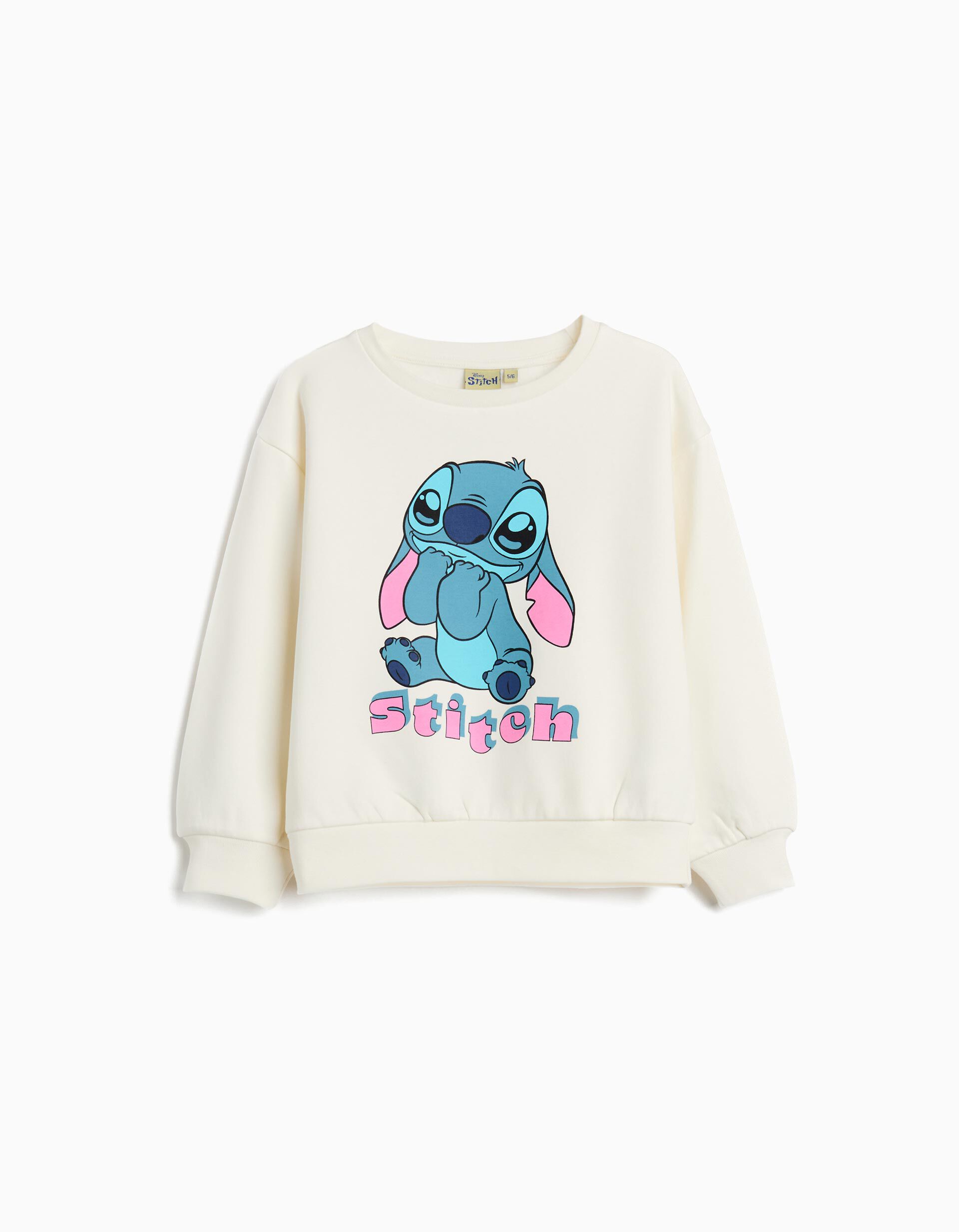 Comprar Online Sweatshirt de Felpa 'Stitch', Menina, Branco