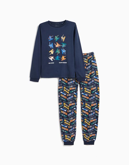 Comprar Online Pijama Interlock, Menino, Azul Escuro