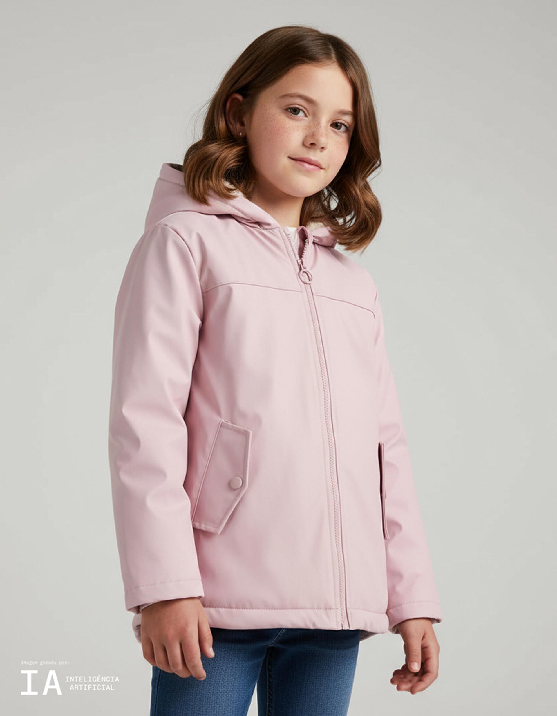 Comprar Online Parka, Menina, Rosa Claro
