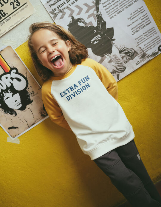 Comprar Online Sweatshirt de Felpa, Menino, Amarelo