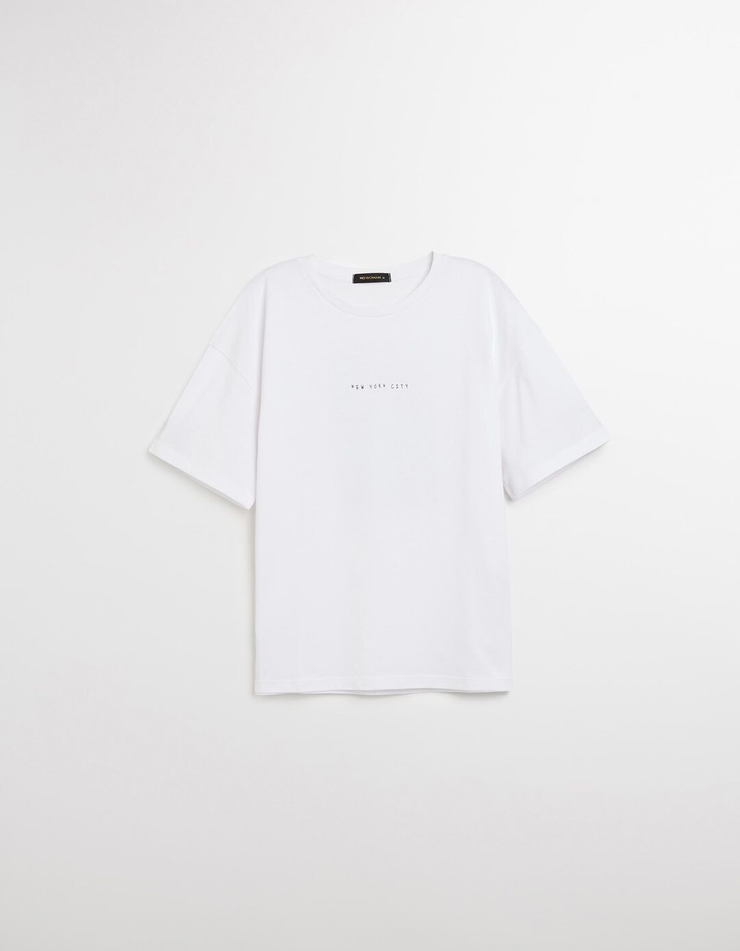 T-shirt Print, Mulher, Branco