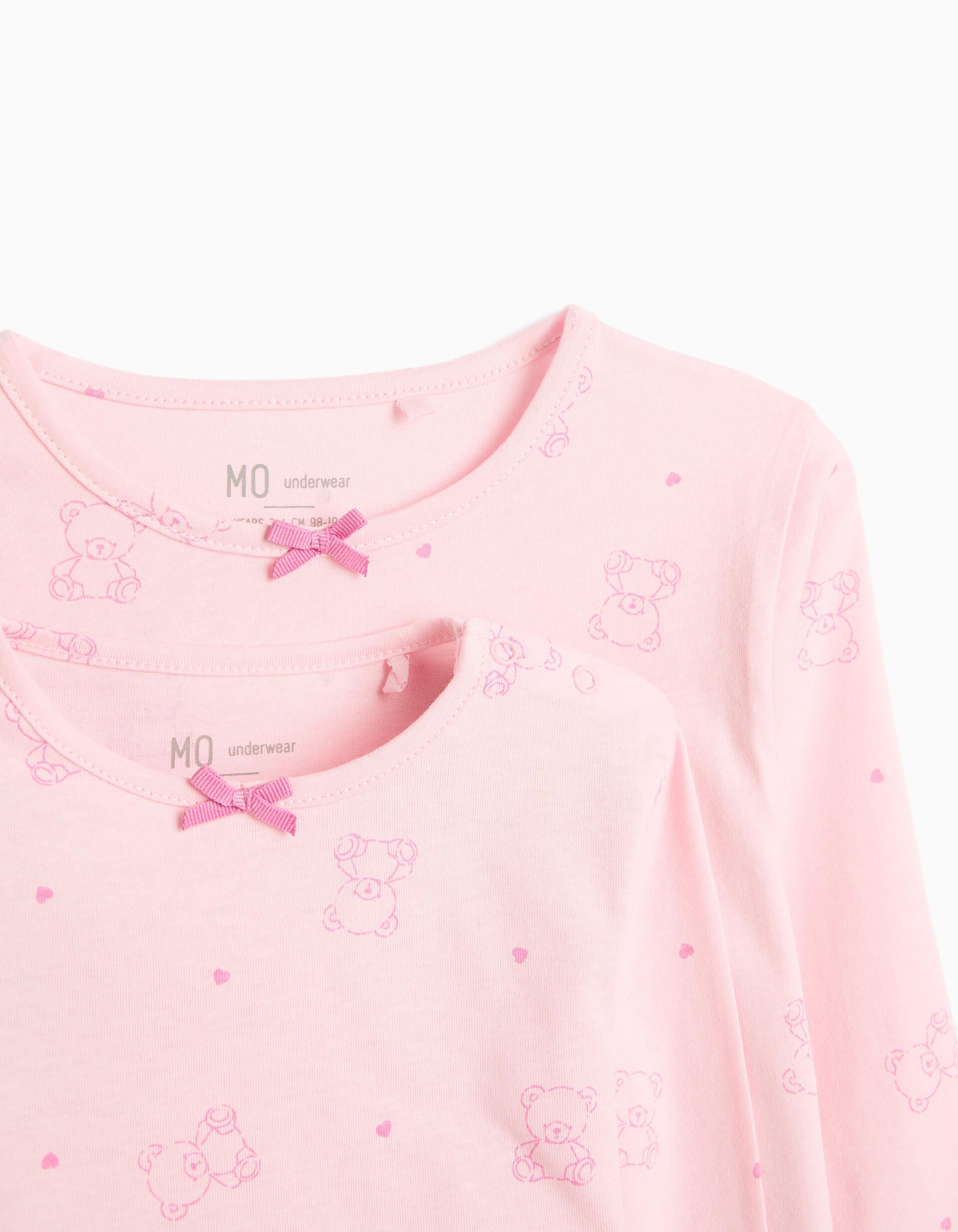 Comprar Online Pijama Jersey, Menina, Rosa Claro