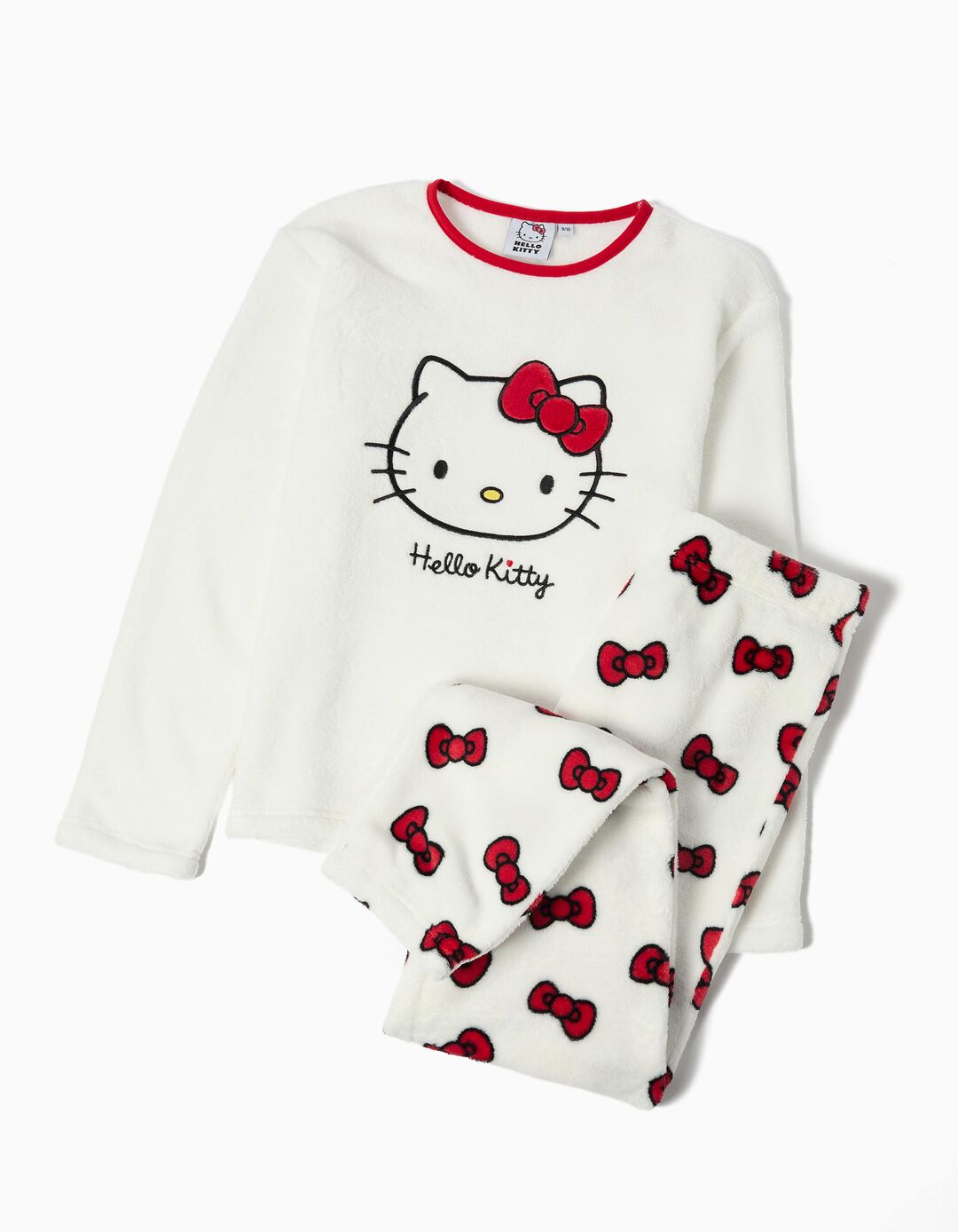 Pijama Polar 'Hello Kitty', Menina, Branco
