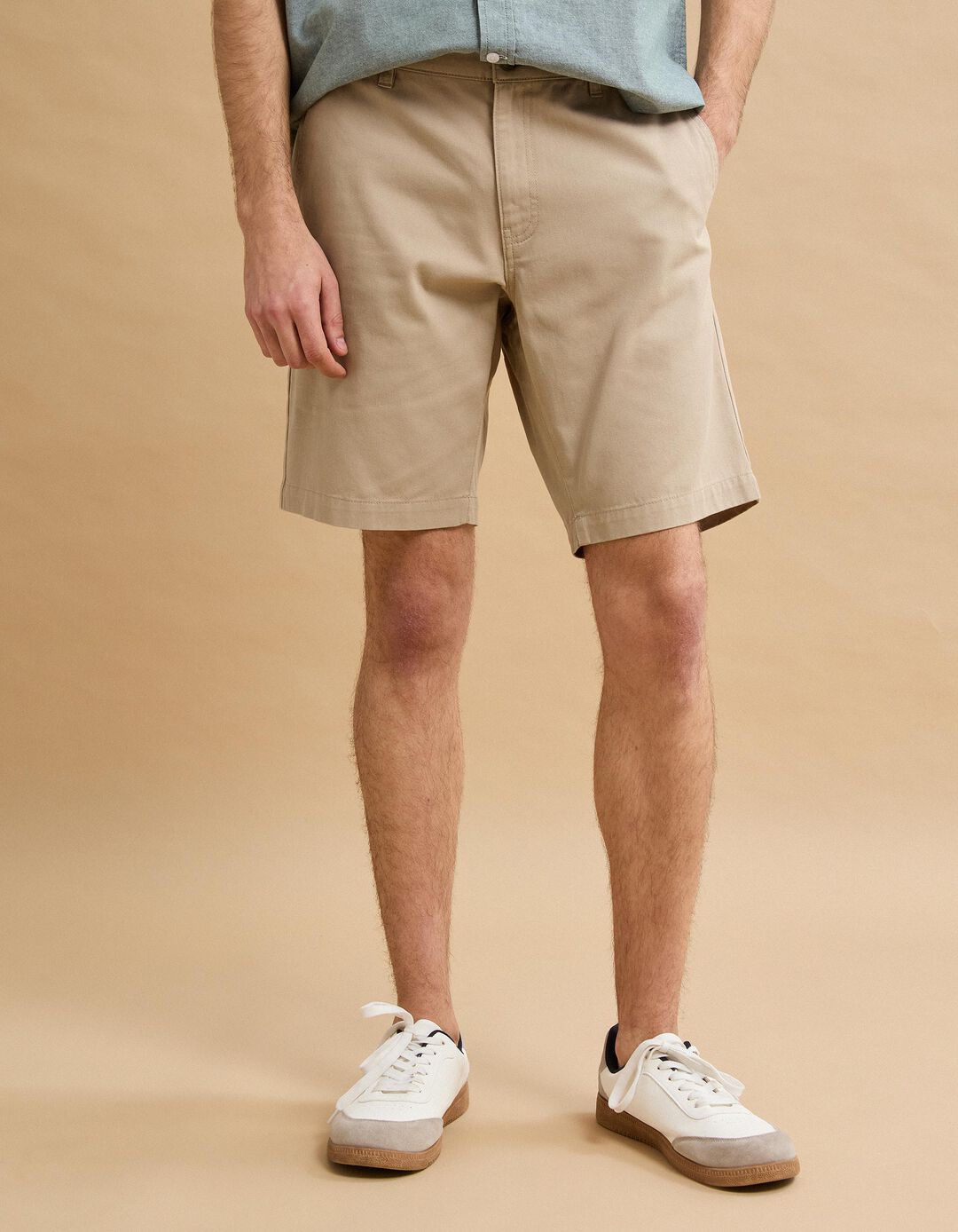 Cal&ccedil;&otilde;es, Homem, Bege