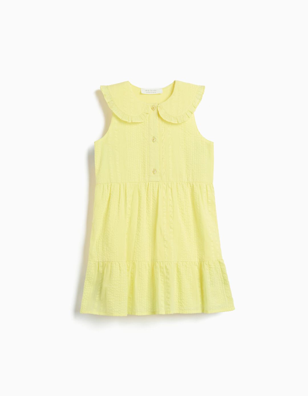 Vestido, Menina, Amarelo