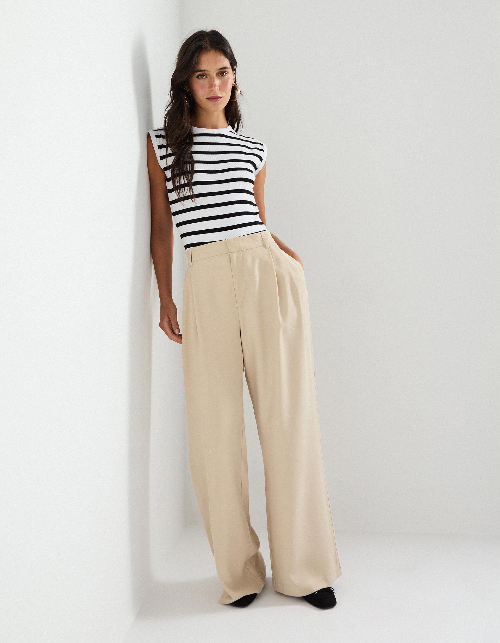 Comprar Online Cal&ccedil;as, Mulher, Bege