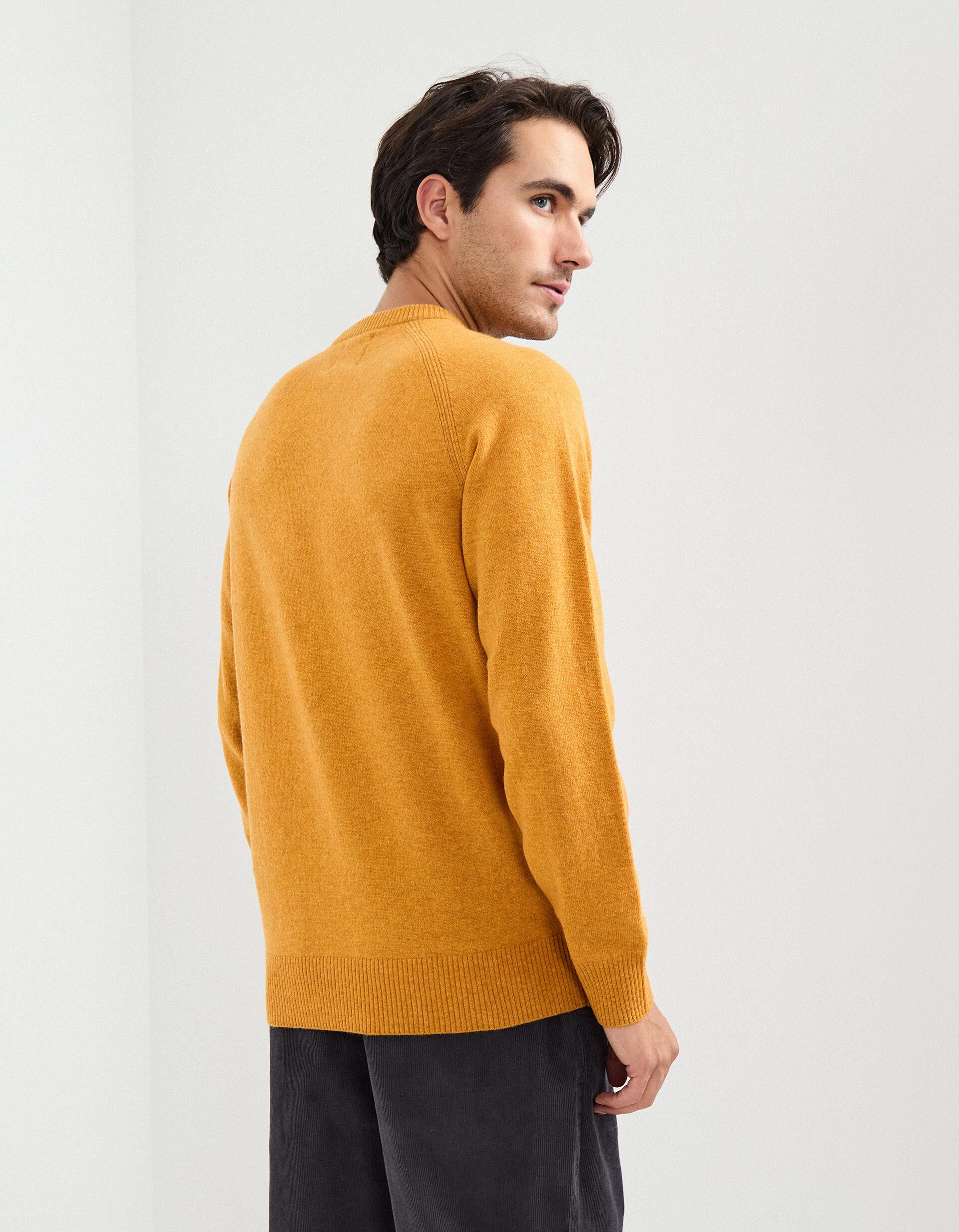 Comprar Online Camisola de Malha, Homem, Amarelo Escuro