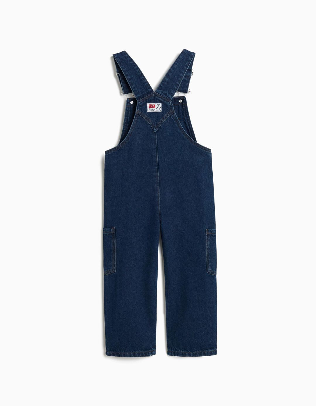 Jardineiras de Ganga, Menino, Azul Escuro