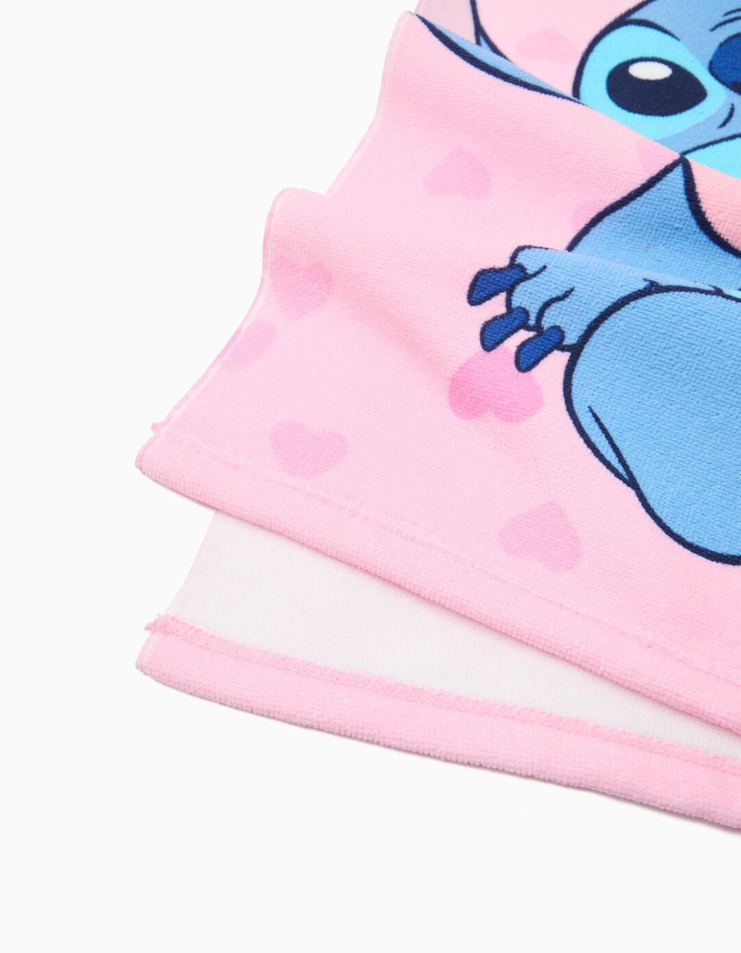 Poncho 'Stitch' &copy;Disney, Menina, Rosa