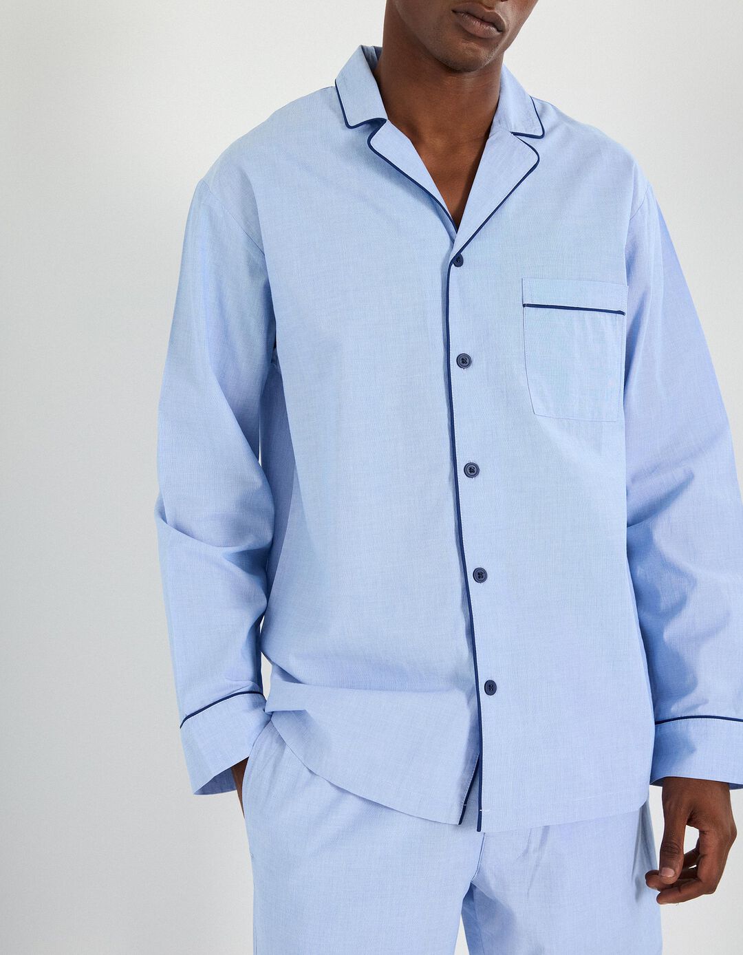 Pijama, Homem, Azul