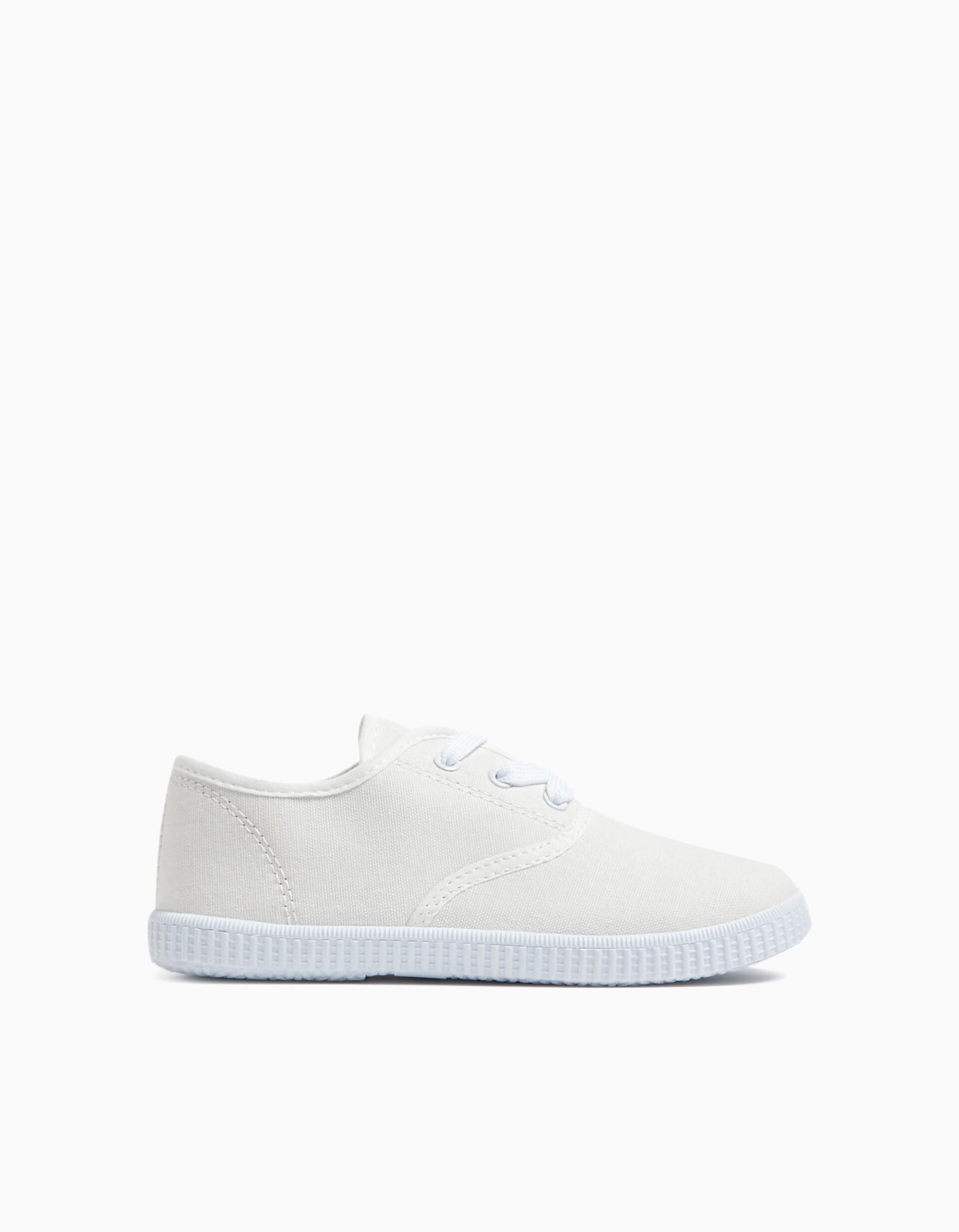 Comprar Online Canvas Sneakers, Girl, White