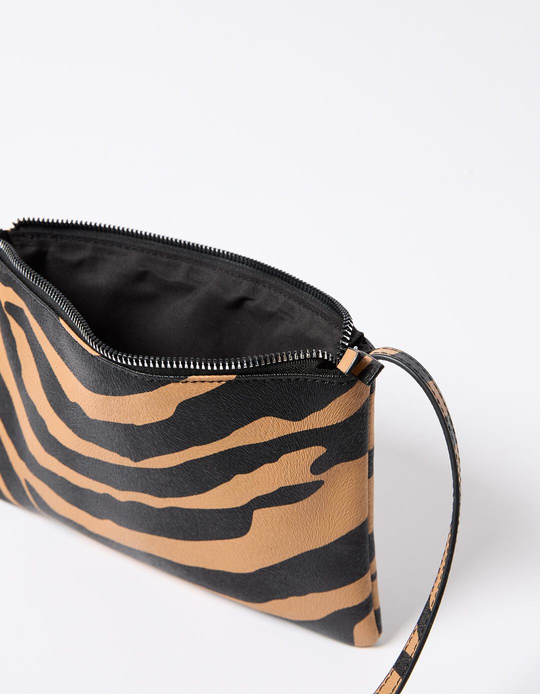 Mala Tiracolo Animal Print, Mulher, Castanho 