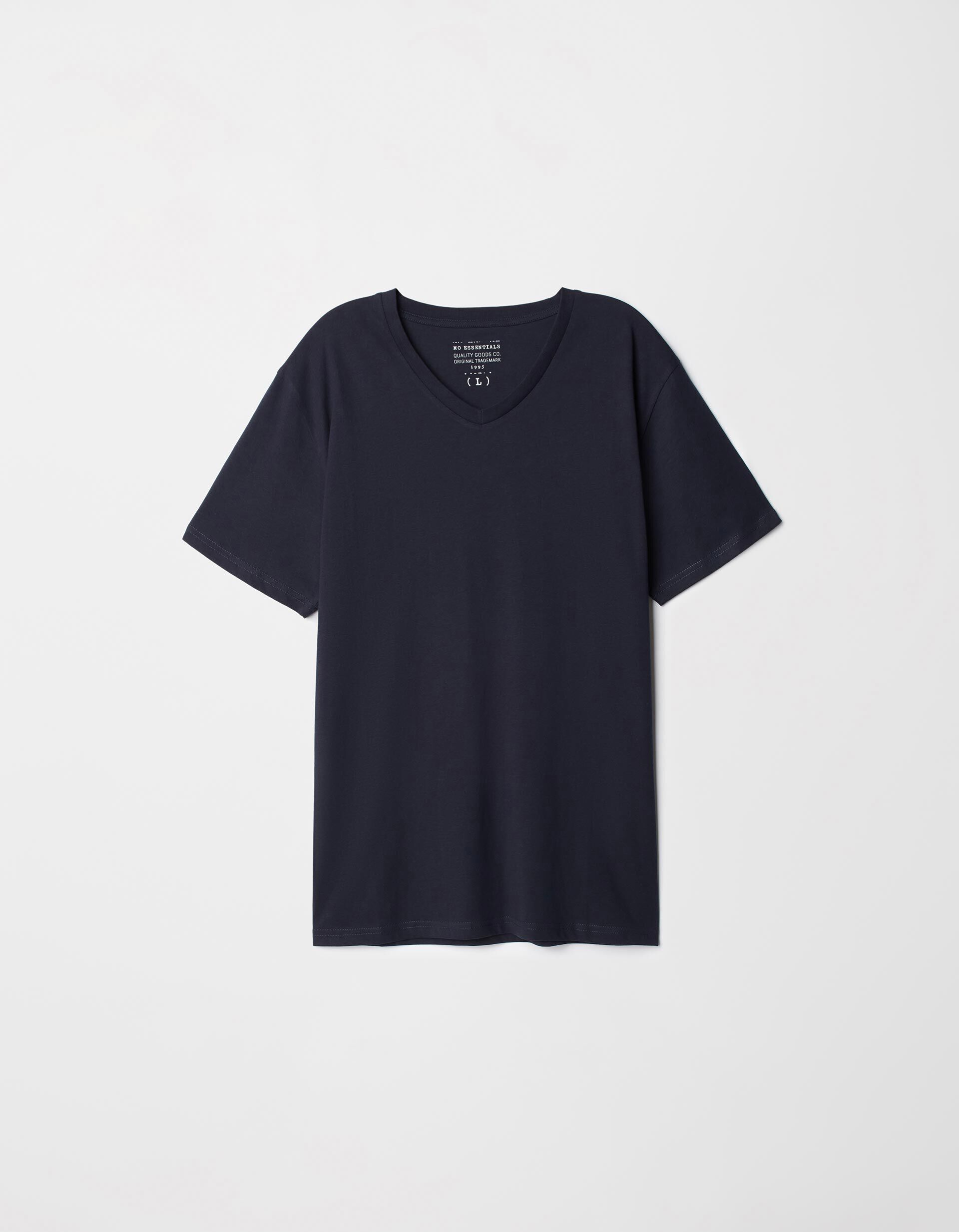 Comprar Online T-shirt Decote em V, Homem, Azul Escuro