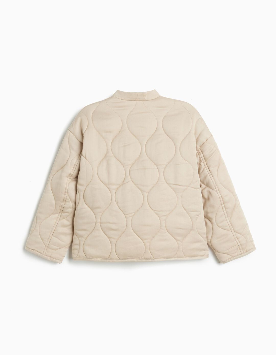 Casaco Acolchoado, Menina, Bege