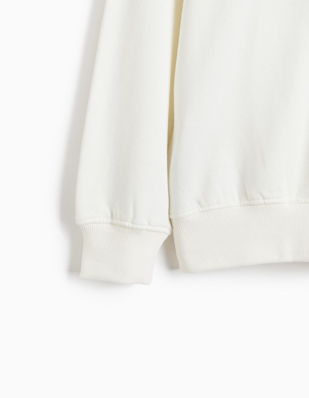 Sweatshirt Estampada, Menina, Branco