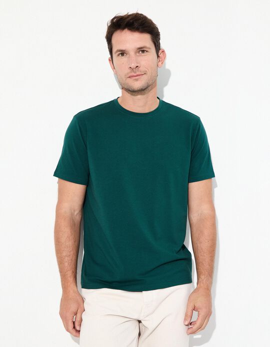 Comprar Online T-shirt Coolmax® Lisa, Homem, Verde Escuro 